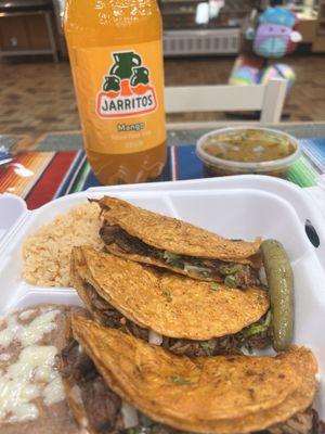 Quesabirria taco combo.