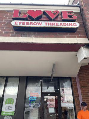 Love Eyebrow Threading
