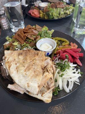 Shawarma combo w/salad