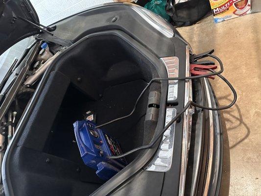 Problem solved how to get power to get it neutral and have it towed.