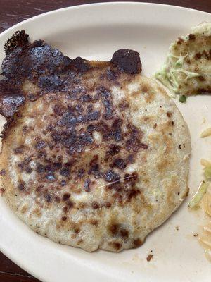 Best pupusa I have had in a long time. Homemade. Salsa and salad excellent. I had the Tamarindo drink. It was the best.