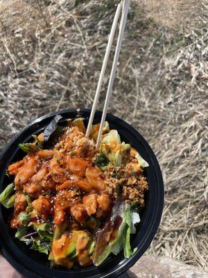 Spicy Shrimp Poke Bowl