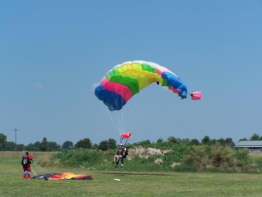 My first standup landing :)