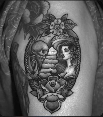 Lovers card to symbolize husband and I.