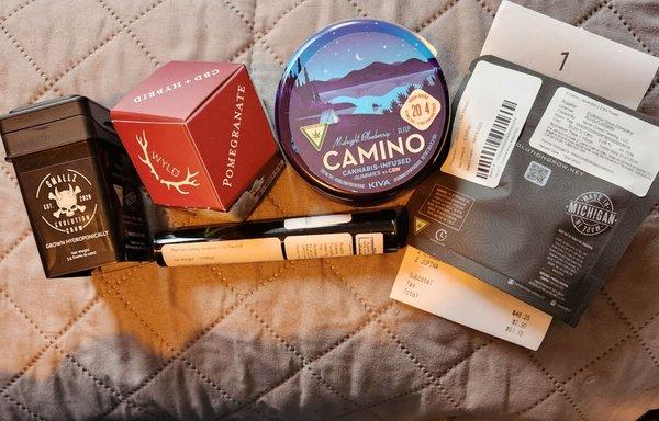 Great looking edibles, flower and pre-rolled. They all smell delicious!