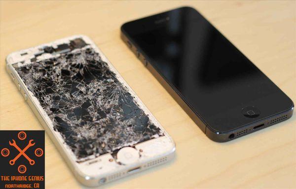iPhone 5 Broken vs Repaired
