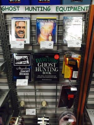 Getting my ghost hunting supplies for the Stanley Hotel!!