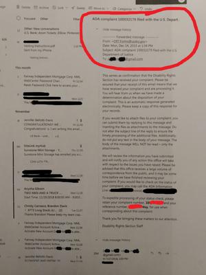 This is how bad this place is!  And they are too stupid to know that I have been working with DoJ for years concerning this case.