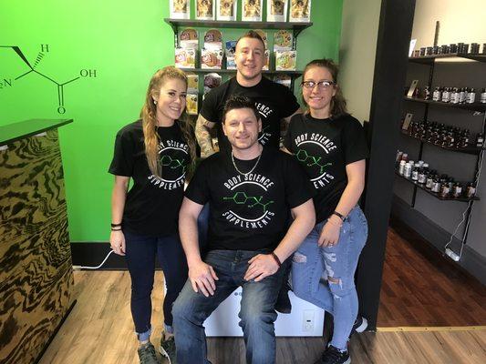 The crew on opening day