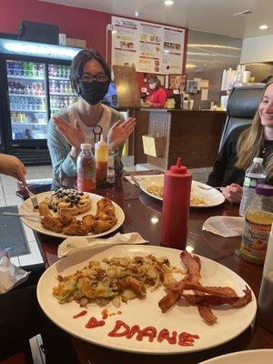 Our favorite waitress