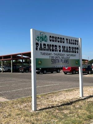 Forgot to get pictures of the booths, but you can see the covered shopping area behind their sign