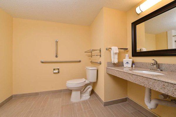Roll in Accessible Guest Bathroom