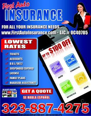 Lowest Insurance Rates