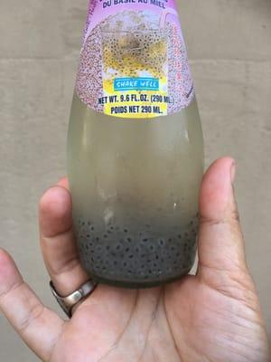 Basil seed with honey drink!