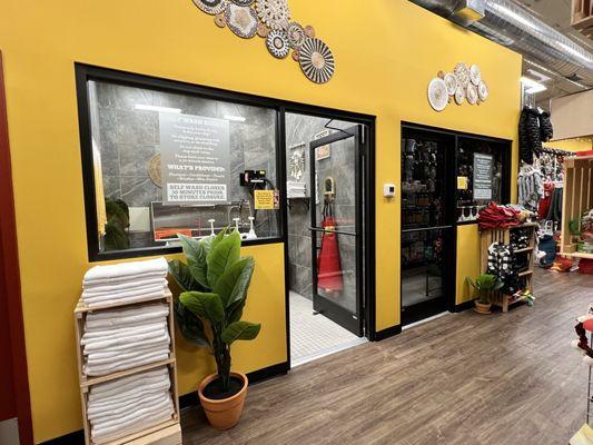 Private bathing rooms