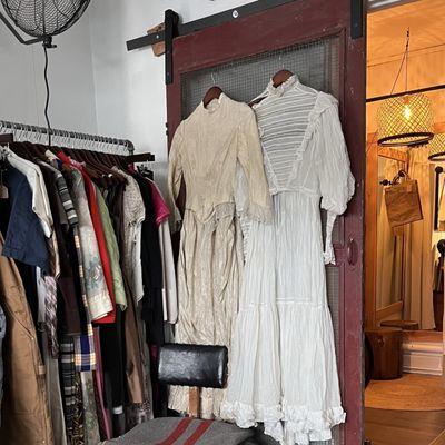 Vintage dresses, overalls, & accessories