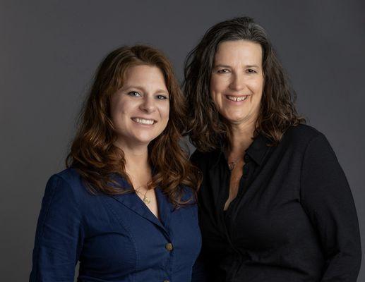 Dr. Joie and Dr. Peg