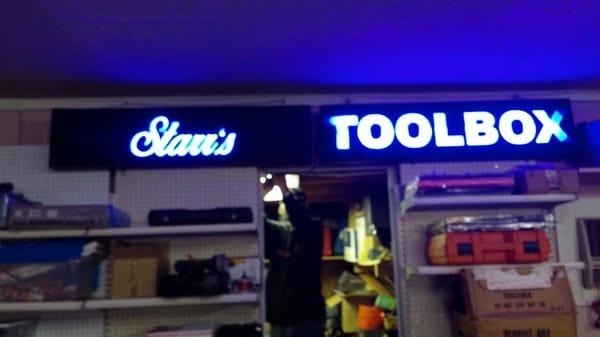 Interior shot . Located in the Jelly Donut plaza. Ever changing merchandise makes this more than just a "man cave."