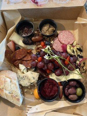 Charcuterie spread