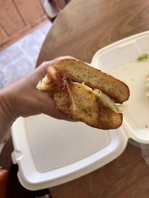 Turkey sub. Not much meat. Mostly bread.