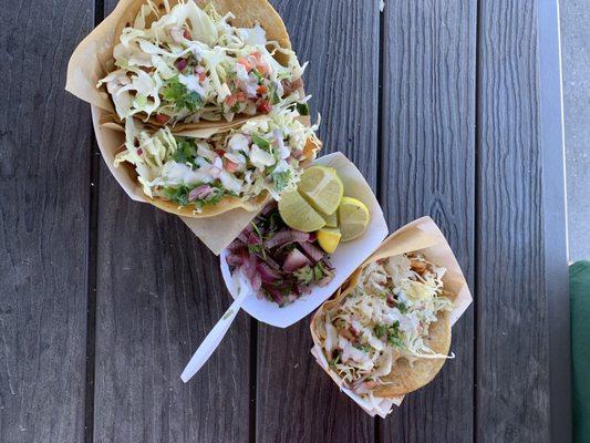 Fish Tacos Octopus Tacos