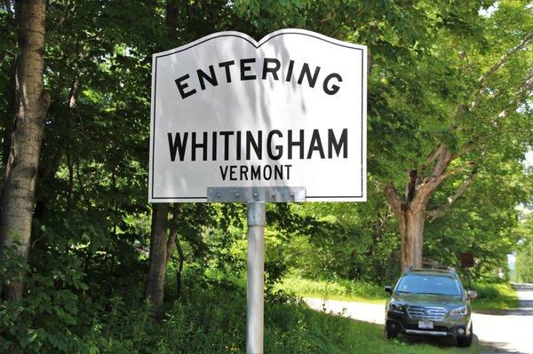 Entering Whitingham, VT