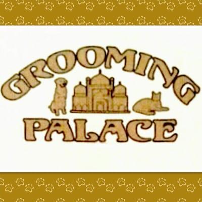THE GROOMING PALACE,  a business card I received with the business heading on it.