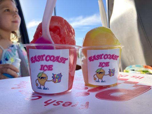 Color changing spoons! Watermelon (L) and Paradise (R)