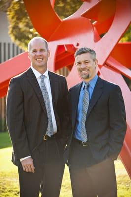 Personal injury attorneys, partners Stephen Estey & Mike Bomberger