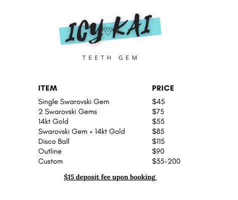 Price list