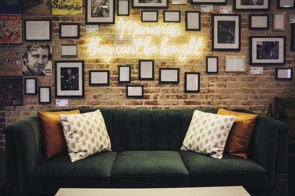 Cozy lounge area at LoCali