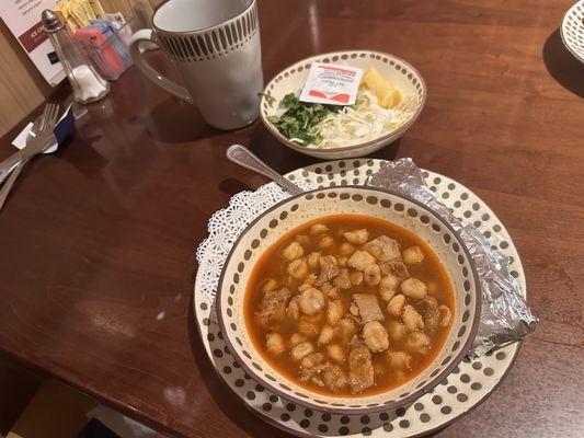 Gamey meat in the menudo