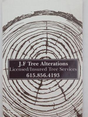 Jf Tree Alterations