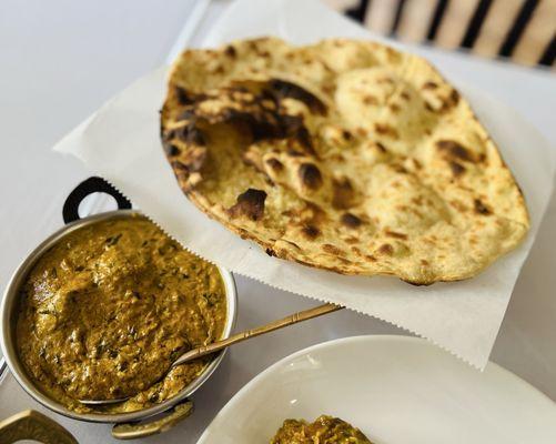 Lamb Rogan Josh ($22.99) with Roti ($3.99)
