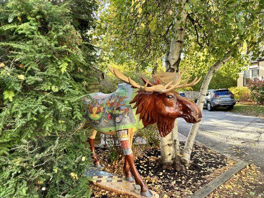 Cute Moose near the gift shop