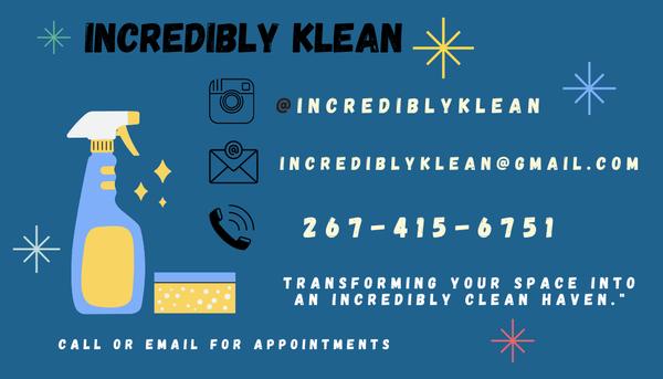Incredibly Klean Cleaning