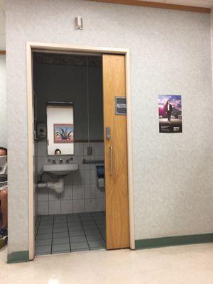 Bathroom in waiting area