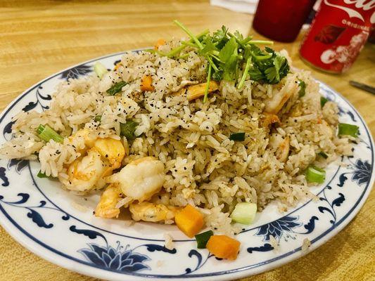 Shrimp fried rice for the table ($16.95)