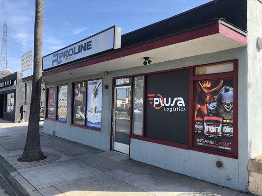 Proline Window Graphics and Cabinet Sign