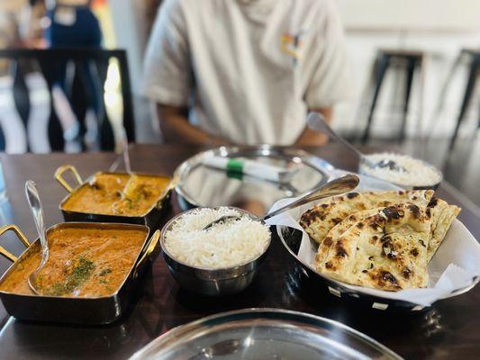 Aroma Special Chicken Curry and Paneer Butter Masala!