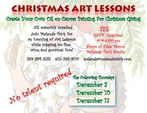Christmas Art Lessons