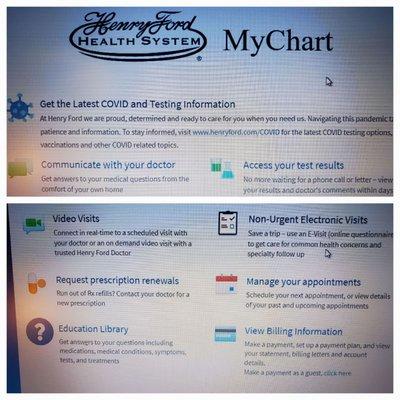 Forgot to Add This Photo to my review which is connected to Henry Ford Medical "My Chart Information!" 4/8/2022