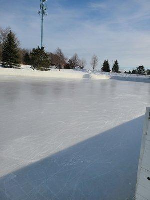 Perfect ice at Colby park