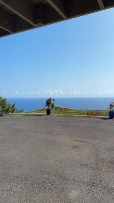 view from outside the room i stayed in. stunning.