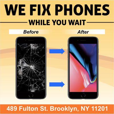 We fix all phones while you wait
