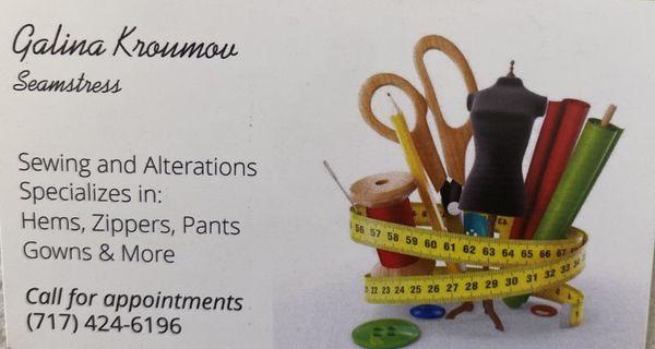 Galia’s Sewing and Alterations