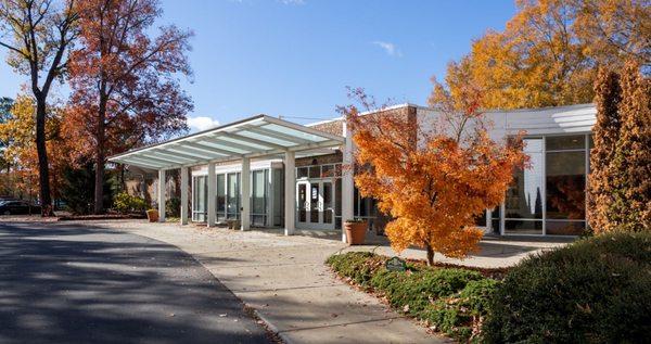 Entrance to Binkley Baptist Church.