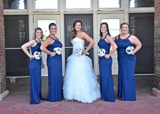 Wedding party makeup