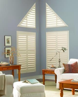 Composite Interior Shutters, White - in Dallas, Mountain Top, Wilkes-Barre, Luzerne, Hazleton, Scranton PA