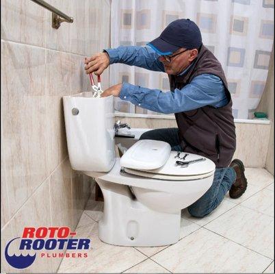 Toilet repair done right by Roto-Rooter Hattiesburg